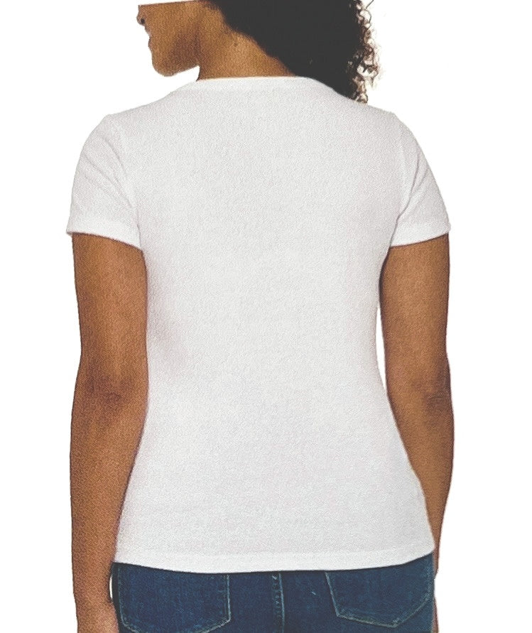 DKNY Women's Cotton Crew Neck Short Sleeve Tee (1679439)