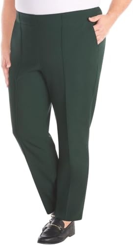 Hilary Radley Women's Ponte Pull-on Mid Rise Slim Leg Pants  (1797446)