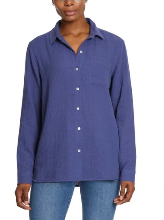 Jessica Simpson Ladies Gauze Button Front Shirt 1770091