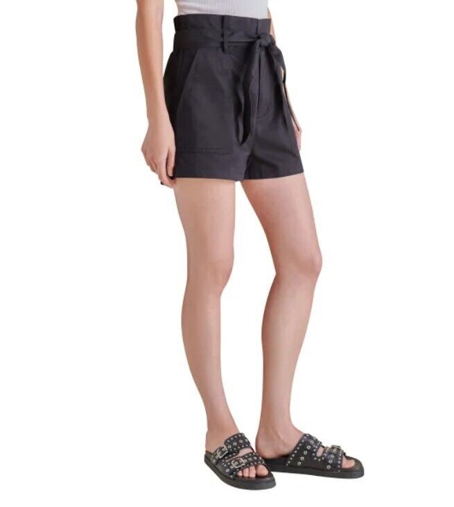 Steve Madden Ladies' Cinch Shorts, Black XXL
