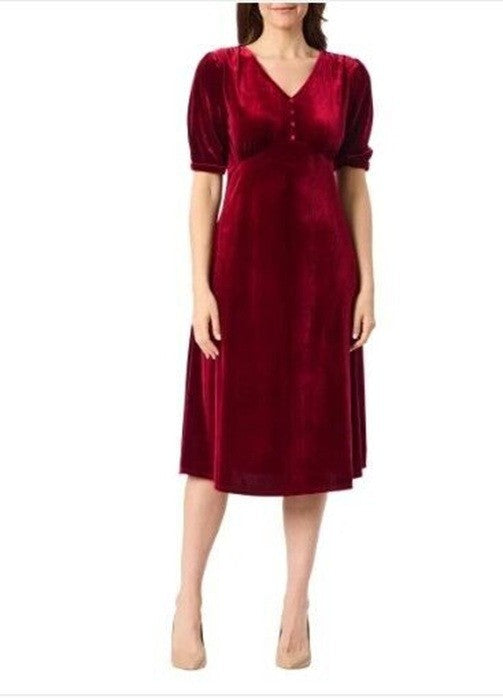 Briggs Women's Short Sleeve V-Neck Dress 1824142