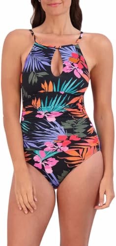Jessica Simpson Womens Midweight Textured One Piece Swimsuit 1746531