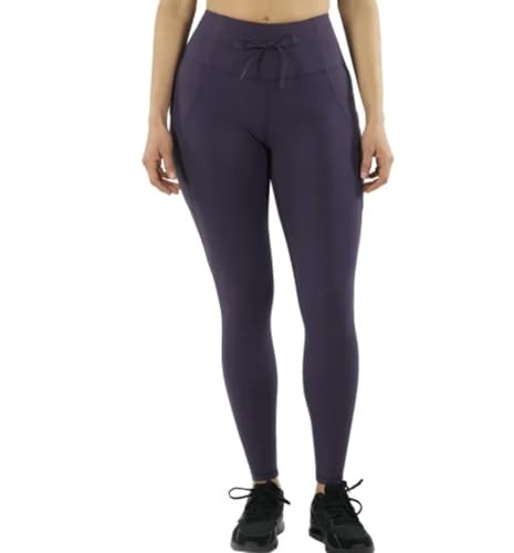 1804975 Spyder Active Sport Women's High Waisted Stretch Cargo Tight Legging Pant (US, Alpha, Medium, Regular, Regular, Purple)