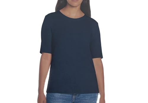 Orvis Women's Scoop Neck Pima Cotton Elbow Sleeve Top 1843006
