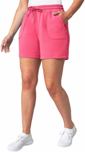 Mondetta Womens Midweight Ribbed Scuba Short - 2XL