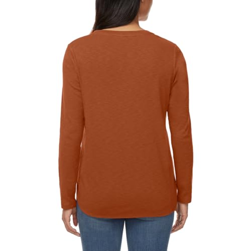 KIRKLAND Signature Women's Long Sleeve Slub Tee Shirt (7771740)