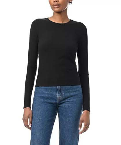Splendid Women's Long Sleeve Ribbed Crewneck Top  (1802463)
