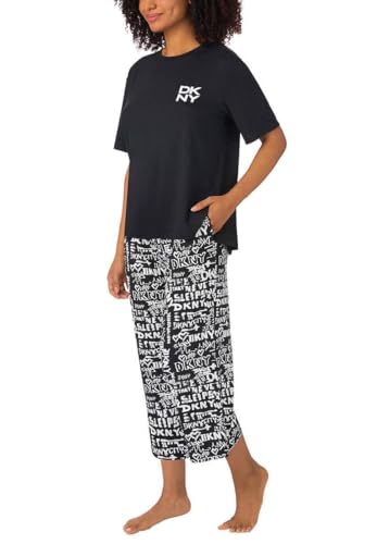 DKNY Woman’s 2 Piece Pajama Set Short Sleeve/Capri (1774974)