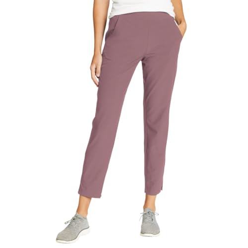 Eddie Bauer Travel Pants Women - Lightweight Elastic Waistband Ankle Pants (1669563)