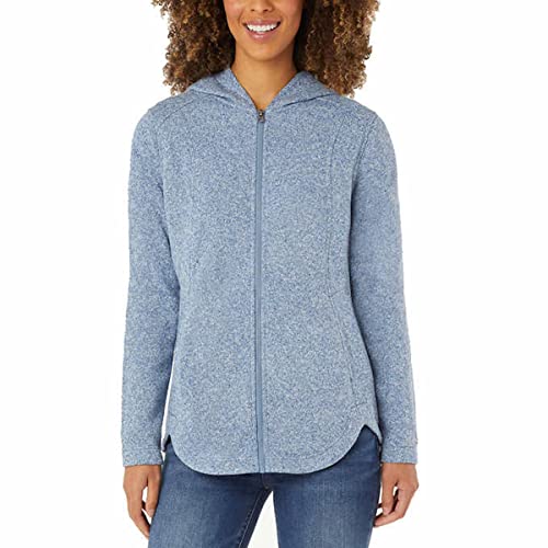 Eddie Bauer Women S Sweater Sz S Ladies Full Zip Jacket Hoodie Blue 1476189