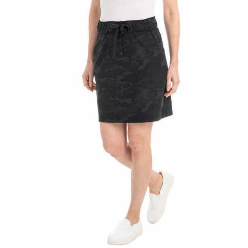 Hilary Radley Womens Pull-on Drawstring Skirt; Small 1580483