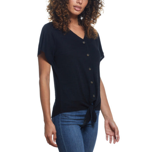 Weatherproof Vintage Ladies' Tie Front Top (1675452)