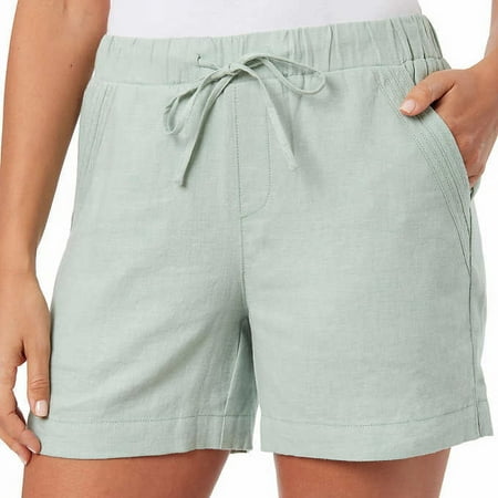 Briggs Ladies Linen Blend Pull-on Short (1665534)