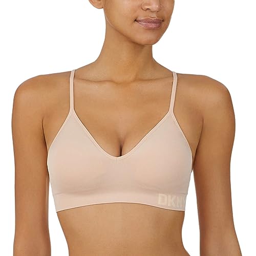 DKNY Women Seamless Bra 2-Pack BLACK / SAND (1571930)