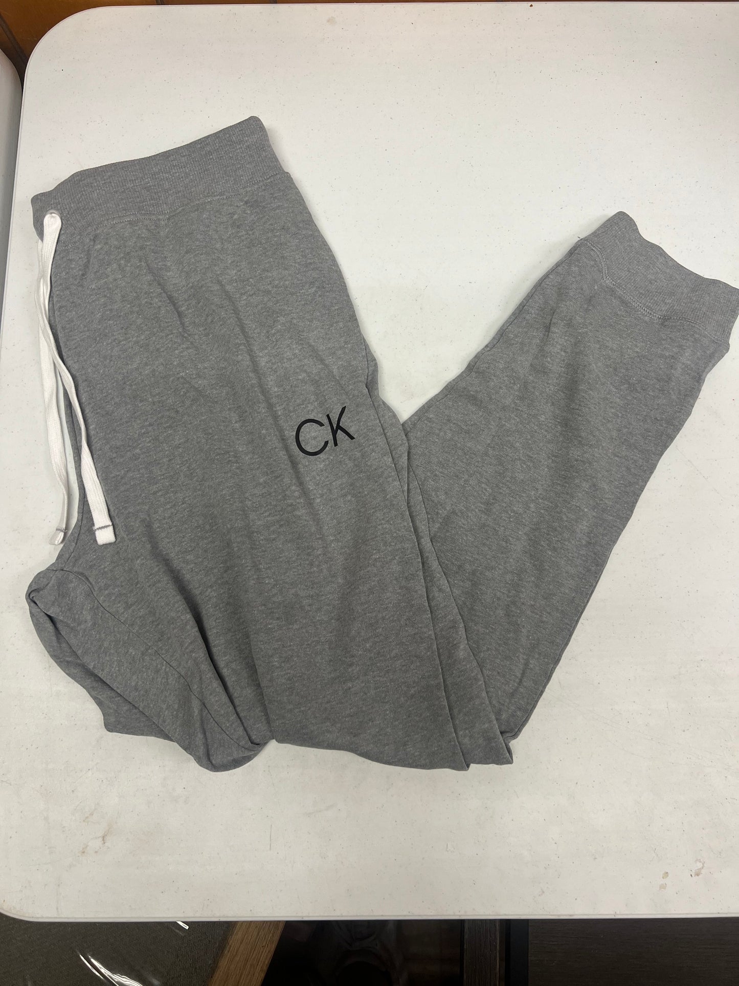 Calvin Klein Ladies French Terry Joggers 2-pack with Iconic Logo Accents LARGE