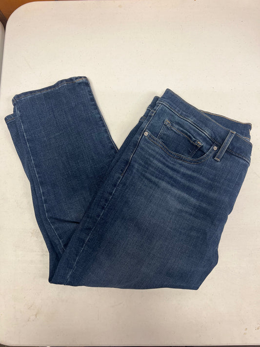 Levi's Women's 311 Shaping Skinny Capri Blue Denim Jeans Size 33 - NEW W/OUT TAGS