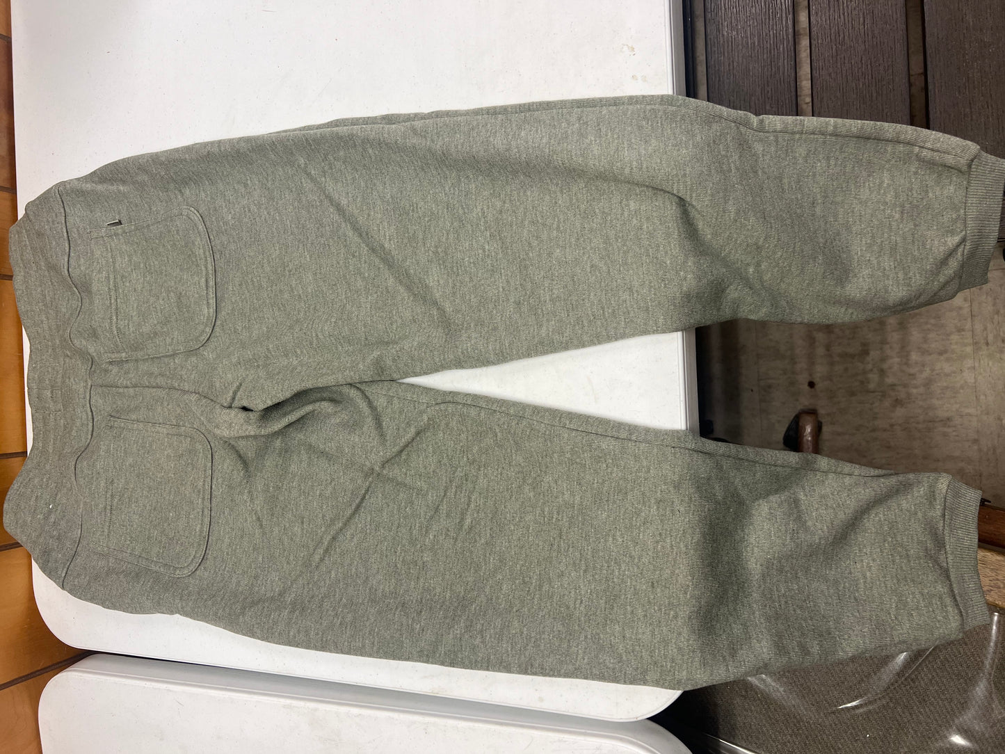 MONDETTA FLEECE JOGGER PANT W/ BACK POCKETS SMALL GREEN