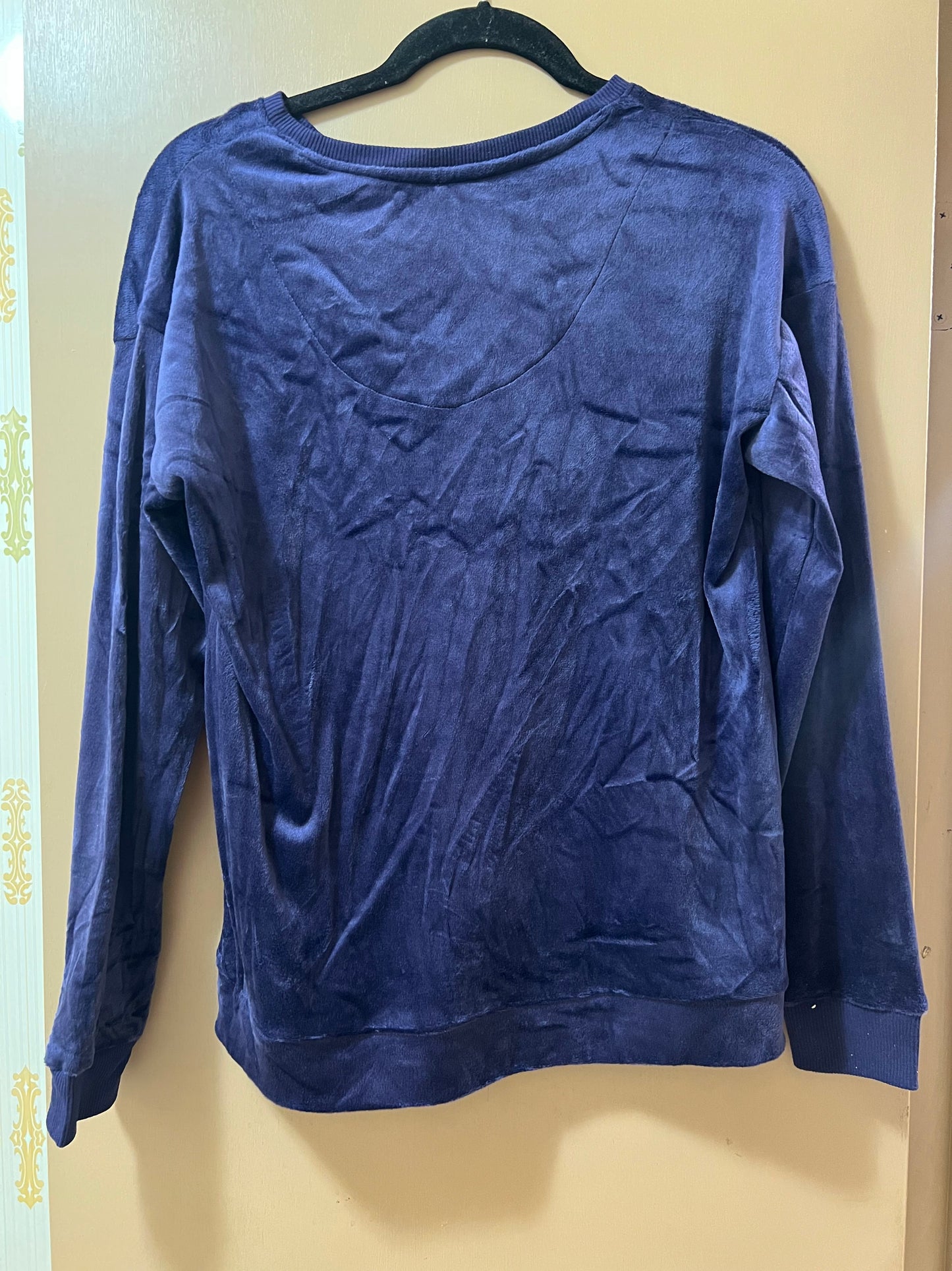 Nautica Long Sleeve Top Extra SOFT Pullover Buttons Lounge Shirt Small