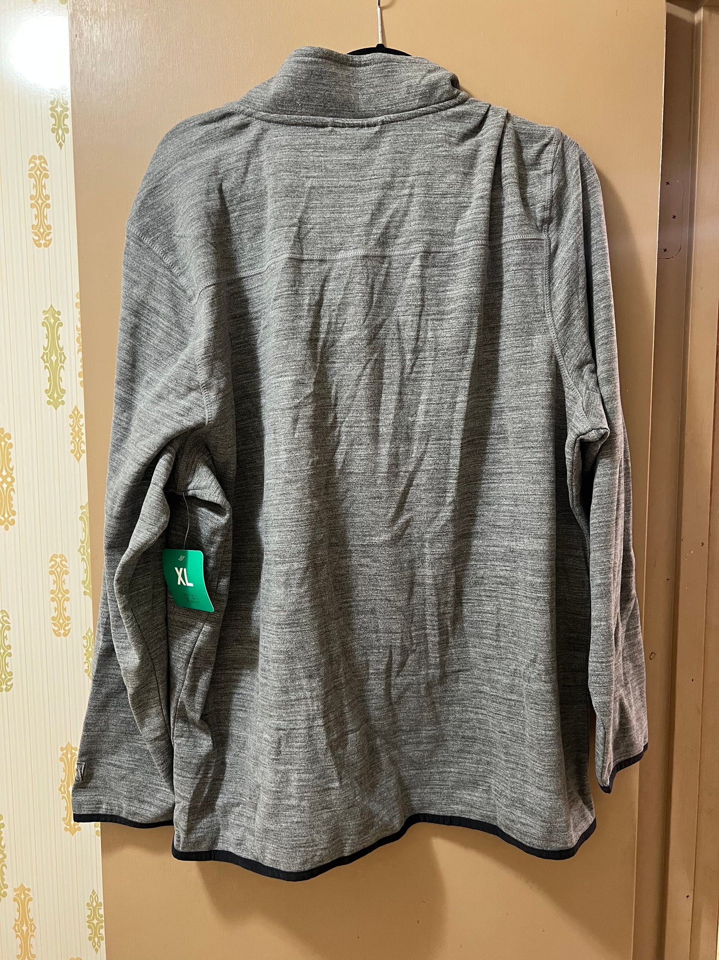 Avalanche Men's Gray 1/4 Zip Pullover Mock Neck Jacket XL - NEW W/OUT TAGS