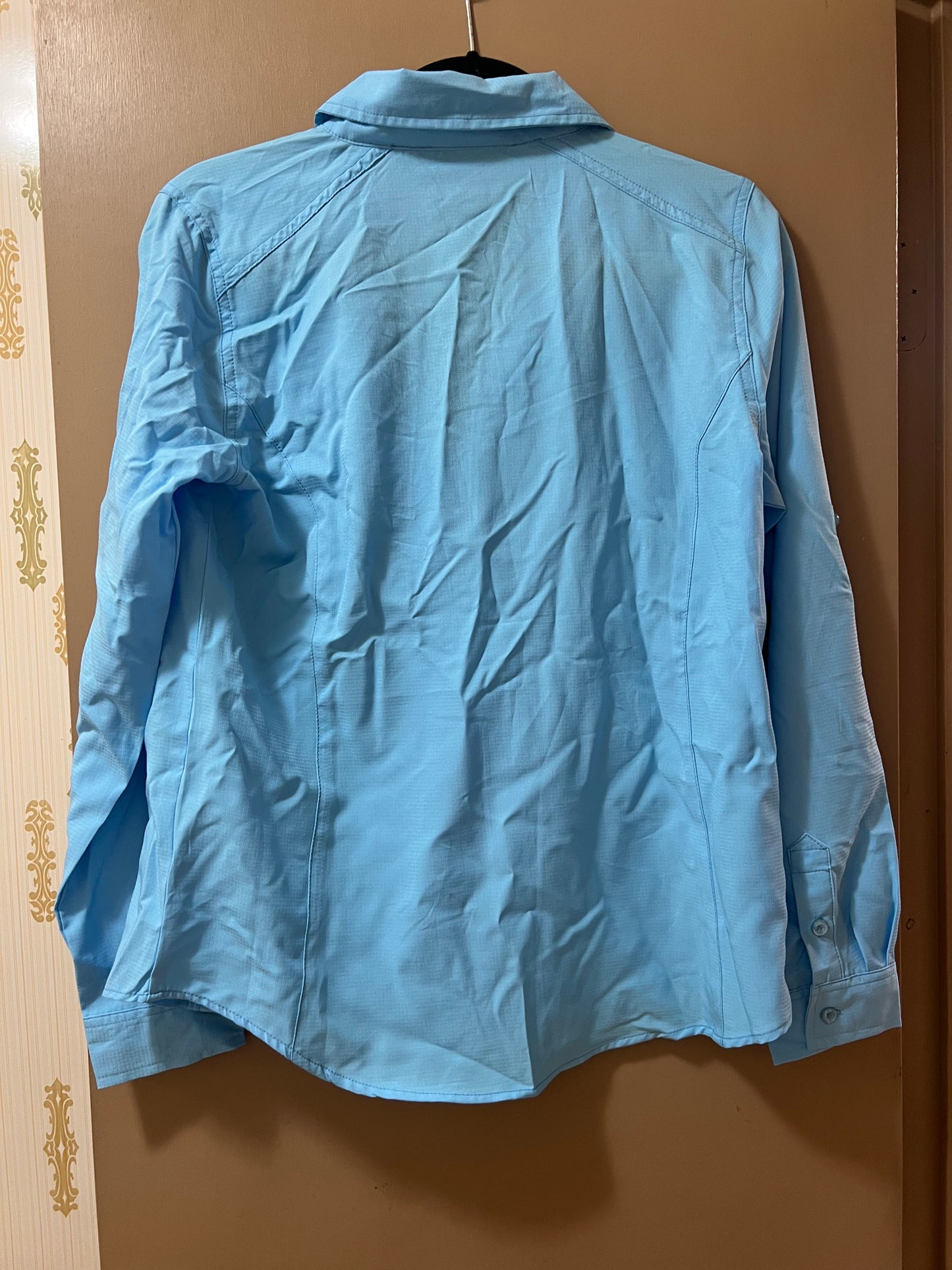 Pacific Trail Shirt Women Small Blue Button Up Long Sleeve - NEW W/OUT TAGS