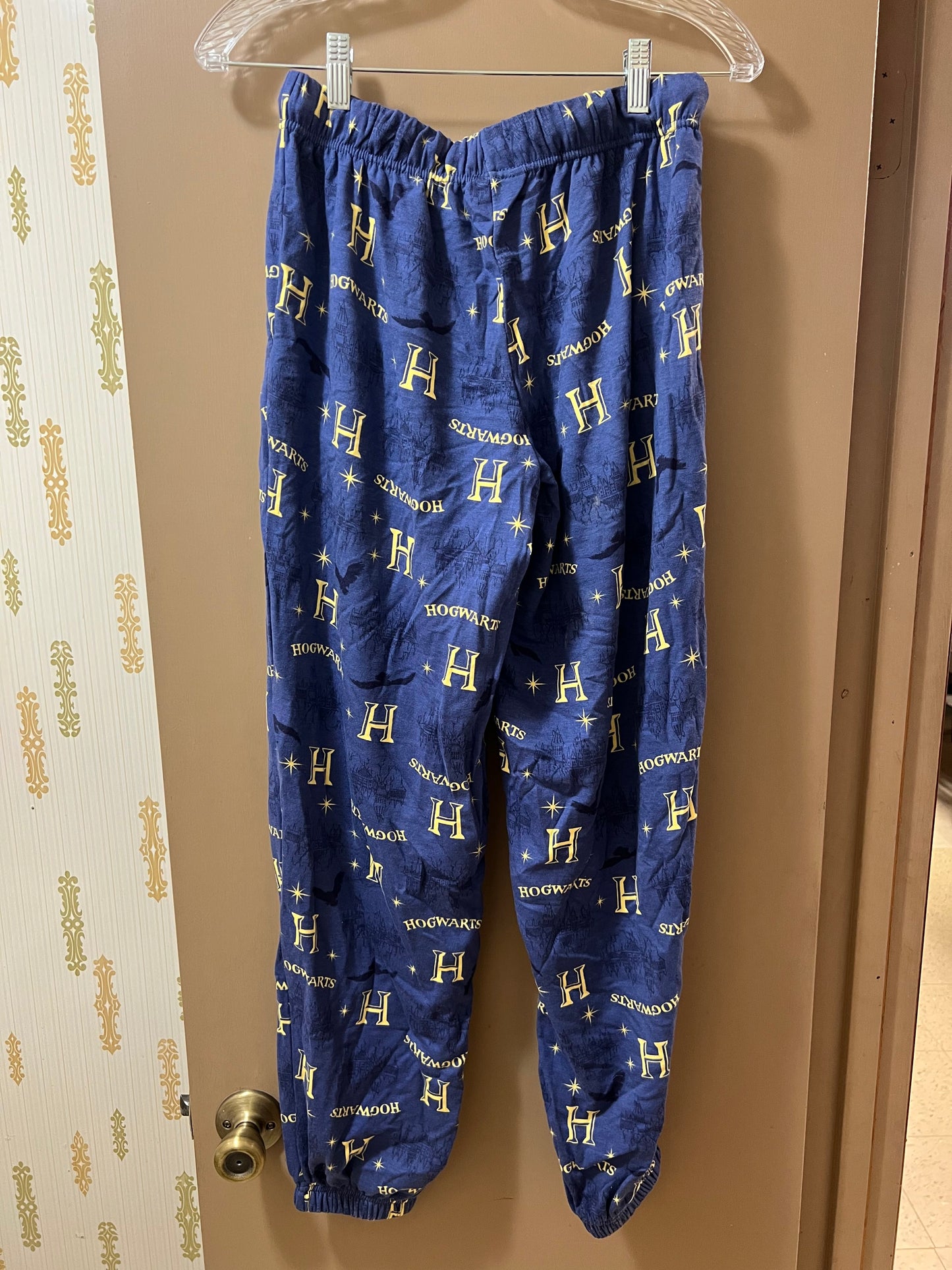 Harry Potter Hogwarts Ladies 2-Piece Pajamas Lounge Set,XS, Blue - NEW W/OUT TAGS