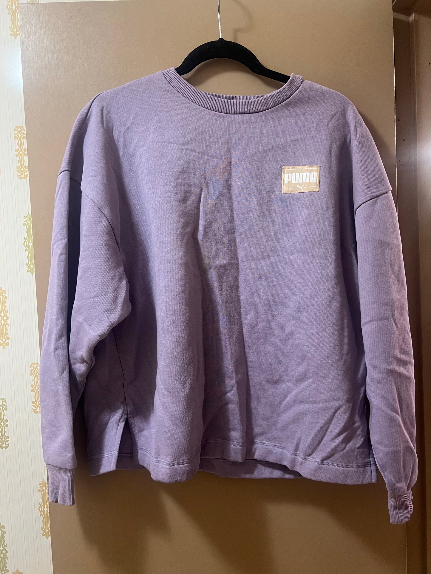 PUMA Women's Fleece Crewneck Sweatshirt Badge - NEW W/OUT TAGS