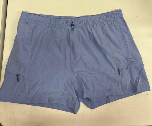 Voyager Lightweight Athletic Cargo Shorts with Elastic Waist XXL BLUE - NEW W/OUT TAGS