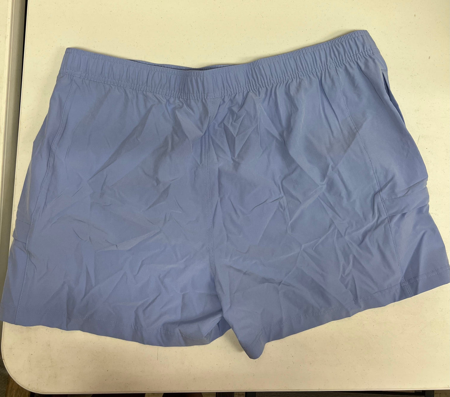 Voyager Lightweight Athletic Cargo Shorts with Elastic Waist XXL BLUE