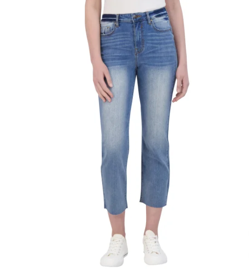 Vigoss Ladies' High-Rise Straight Crop Jean