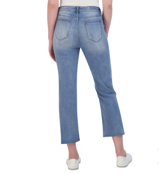Vigoss Ladies' High-Rise Straight Crop Jean