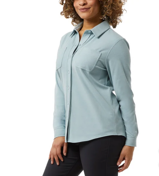 32 Degrees Ladies' Soft Fleece Button Up Shirt (1815413)