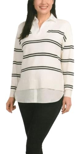 Hilary Radley Women's V-Neck Pullover Sweater (1772553)