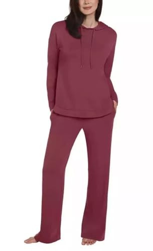 Max & Mia Women's 2-Piece Signature Hoodie Lounge Pajama Set (1721289)