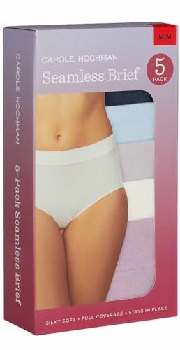 Carole Hochman Womens 5 Pack Seamless Brief (1374598, 1374599)