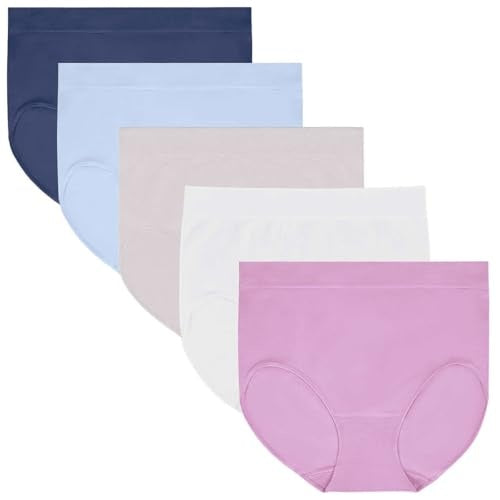 Carole Hochman Womens 5 Pack Seamless Brief (1374598, 1374599)