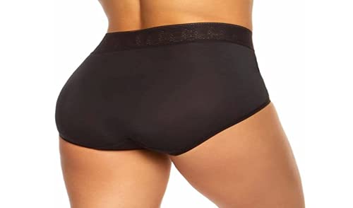 Black Bow Womens 5-Pack High Waist Brief with Lace