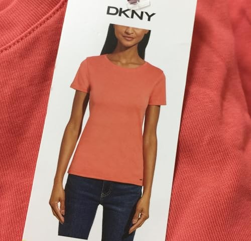 DKNY Women's Cotton Crew Neck Short Sleeve Tee (1679439)