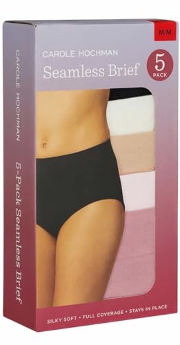 Carole Hochman Womens 5 Pack Seamless Brief (1374598, 1374599)