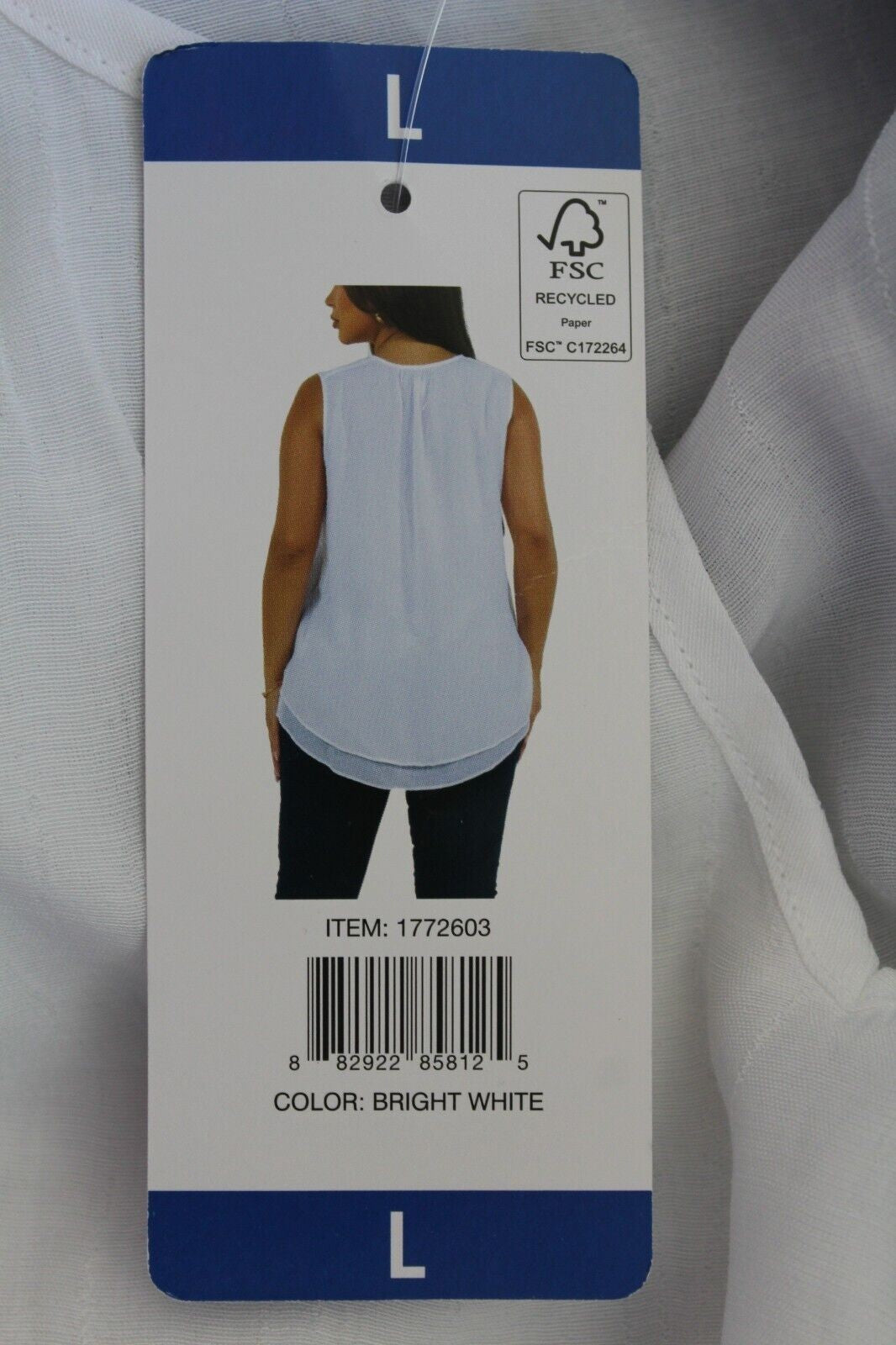 Cristina B Ladies' Sleeveless Blouse (1772603)