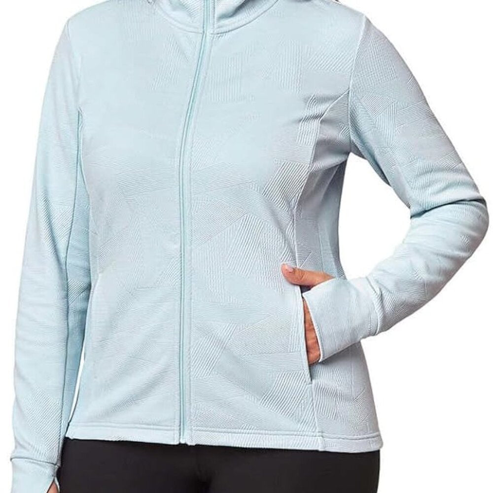 Mondetta Ladies' Jacquard Full-Zip Active Jacket Large