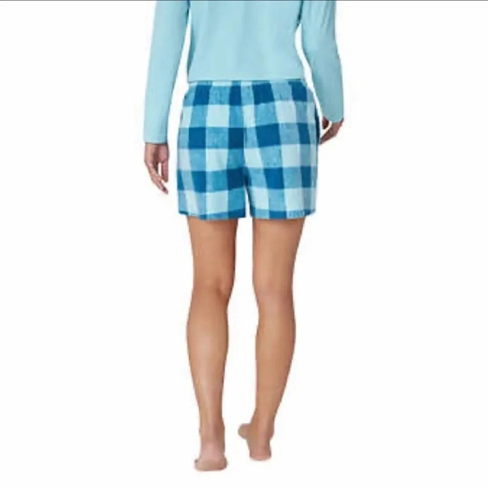 Eddie Bauer Women’s 3pc Waffle Knit Fleece Pajama Set XXL Blue - NEW W/OUT TAGS