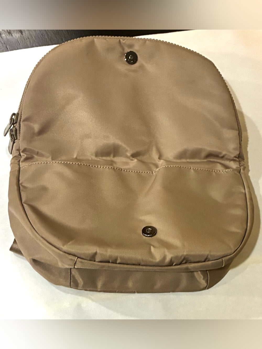 Lole Women Brown Nylon Half Moon Crossbody Messenger Bag Adjustable Strap - NEW W/OUT TAGS