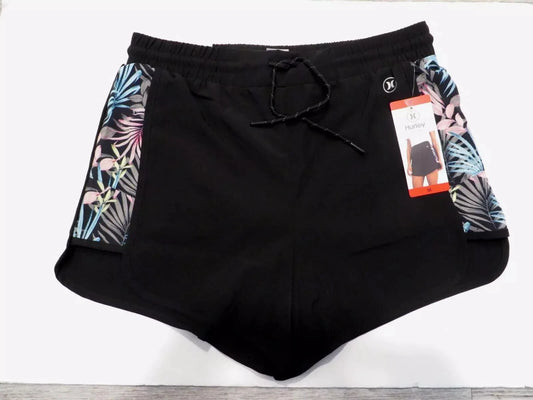Hurley Women's Woven Running Shorts with Built in Brief, Size XL 1773067