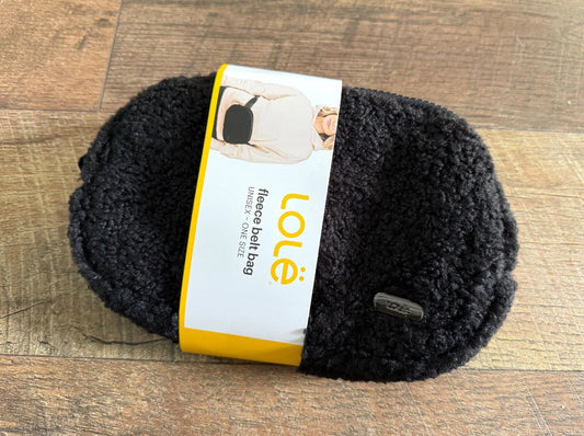 Lolë Unisex Sherpa Belt Bag, Black, One Size 1741593