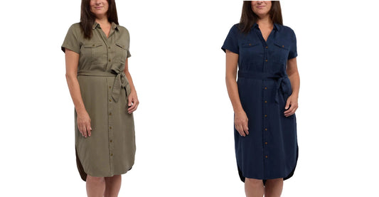 Teddi Rose Women's Tencel Shirt Dress 1846020