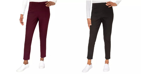Mario Serrani Italy Ladies' Textured Pull-on Pant 1806647