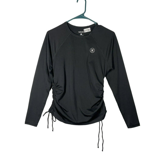 NEW Women's Hurley Long Sleeve Crew Neck Rash Guard Shirt UPF 50+  SZ 2X   -  1638613
