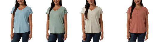32 Degrees Cool Women's Soft Luxe V-Neck Top 1849301