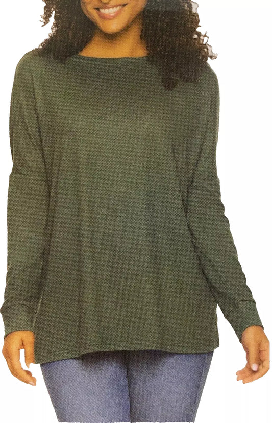 Felina Womens Cozy Knit Long Sleeve Shirt Top (1723851)