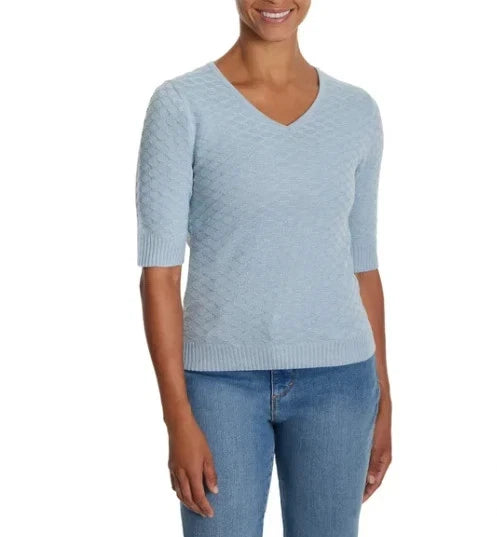 Women's Ella Moss Knit Sweater light blue 1853621